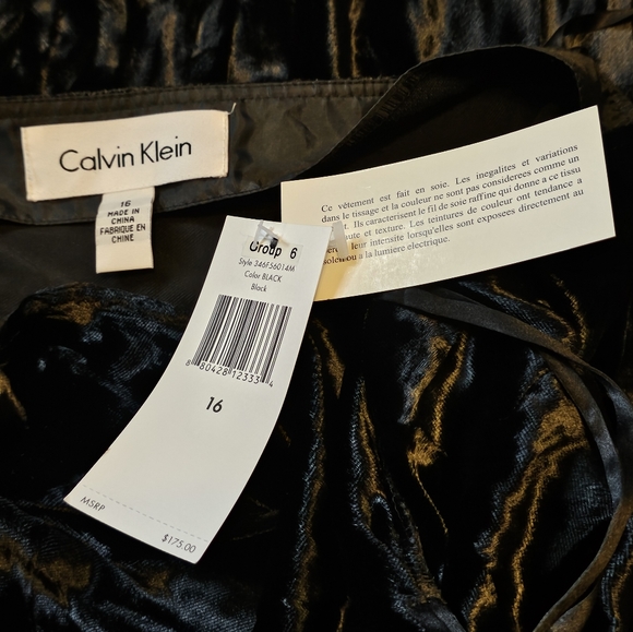 BNWT!! STUNNING!!! CALVIN KLEIN SCOOP NECK EVENING DRESS!!!!! - Picture 11 of 12